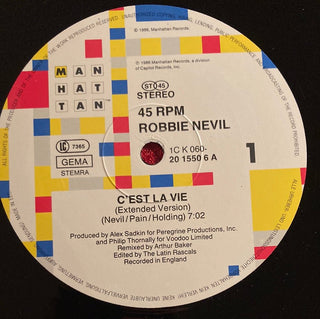 Robbie Nevil - Cest la vie Maxi-Single (VG) - schallplattenparadis