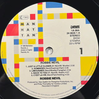 Robbie Nevil ‎– Robbie Nevil LP (NM) - schallplattenparadis
