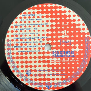 Rod Stewart – Camouflage LP mit OIS (VG+) - schallplattenparadis