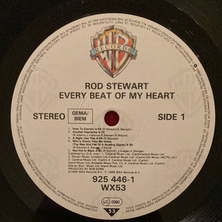 Rod Stewart - Every Beat of my Heart LP mit OIS (VG) - schallplattenparadis
