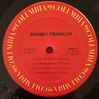 Rodney Franklin ‎– Rodney Franklin LP (NM) - schallplattenparadis