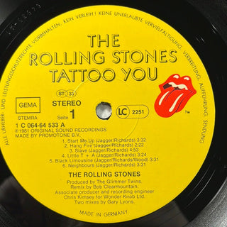 Rolling Stones ‎– Tattoo You LP mit OIS und Beiblatt (VG+) - schallplattenparadis