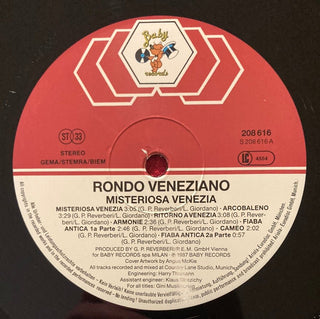 Rondo' Veneziano ‎– Misteriosa Venezia LP (NM) - schallplattenparadis