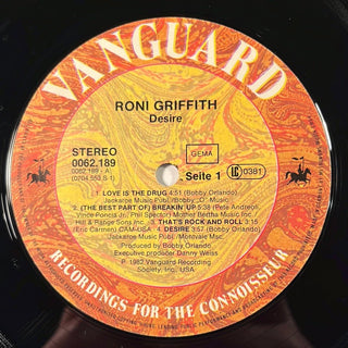 Roni Griffith ‎– Desire LP (VG+) - schallplattenparadis