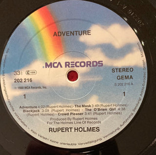 Rupert Holmes ‎– Adventure LP (VG) - schallplattenparadis