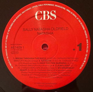 Sally Natasha Oldfield ‎– Natasha LP mit OIS (VG) - schallplattenparadis