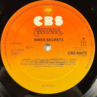 Santana ‎– Inner Secrets LP mit OIS (VG+) - schallplattenparadis