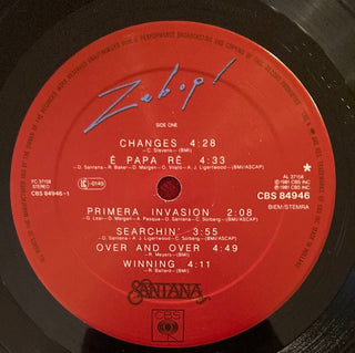 Santana - Zepbop LP mit OIS (VG+) - schallplattenparadis