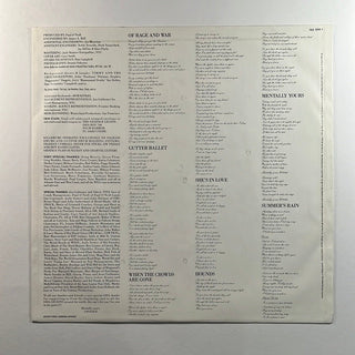 Savatage ‎– Gutter Ballet LP mit OIS und Poster (NM) - schallplattenparadis