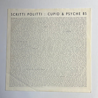 Scritti Politti ‎– Cupid & Psyche 85 LP mit OIS (VG) - schallplattenparadis