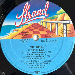 Secret Service ‎– Oh Susie LP (VG+) - schallplattenparadis