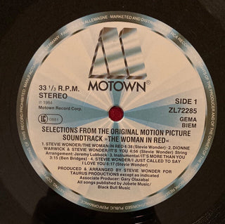 Selections from The Original Motion Picture Soundtrack - The Woman in Red -Stevie Wonder LP (VG) - schallplattenparadis