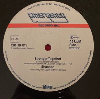 Shannon - Stronger Together Maxi-Single (VG+) - schallplattenparadis