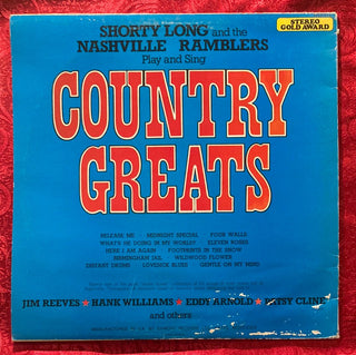 Shorty Long And The Nashville Ramblers ‎– Country Greats LP (NM) - schallplattenparadis