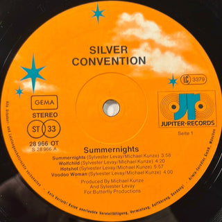 Silver Convention ‎– Summernights LP (VG+) - schallplattenparadis