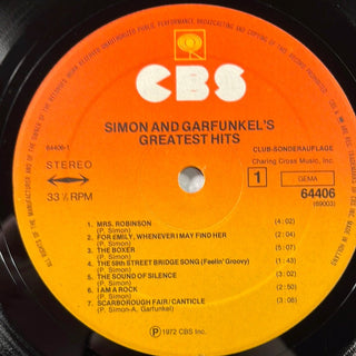 Simon And Garfunkel ‎– Greatest Hits LP (VG+) - schallplattenparadis
