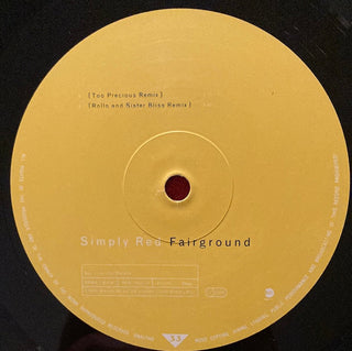 Simply Red ‎– Fairground (The Remixes) LP (VG+) - schallplattenparadis