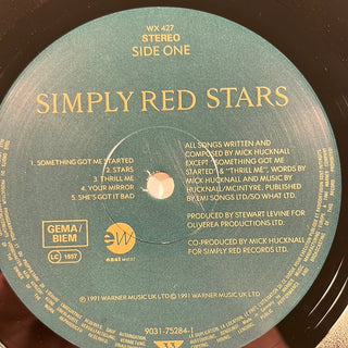 Simply Red ‎– Stars LP mit OIS (VG+) - schallplattenparadis