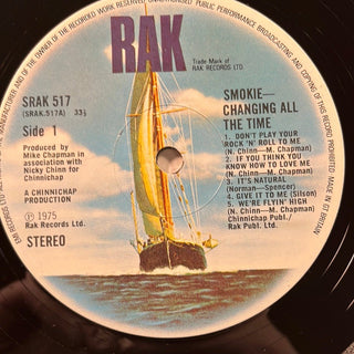 Smokie ‎– Changing All The Time LP mit OIS (VG+) - schallplattenparadis