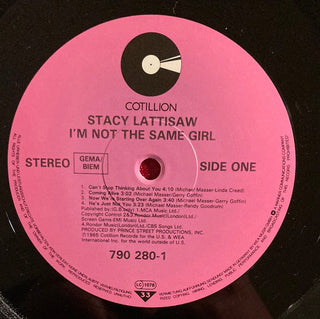 Stacy Lattisaw ‎– I'm Not The Same Girl LP (VG+) - schallplattenparadis
