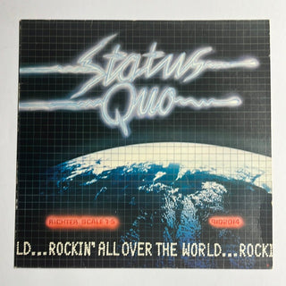 Status Quo ‎– Rockin' All Over The World LP mit Beiblatt (NM) - schallplattenparadis