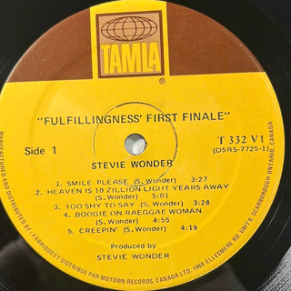 Stevie Wonder ‎– Fulfillingness' First Finale LP (NM) - schallplattenparadis