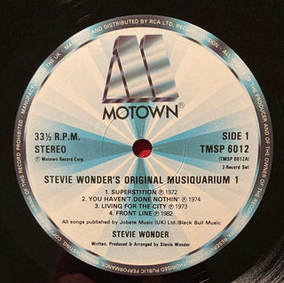 Stevie Wonder ‎– Stevie Wonder's Original Musiquarium I Doppel LP (NM) - schallplattenparadis