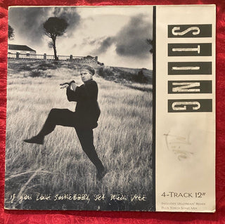 Sting ‎– If You Love Somebody Set Them Free Maxi-Sibgle (VG) - schallplattenparadis