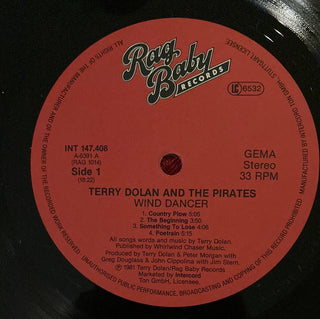 Terry Dolan And The Pirates - Wind Dancer LP mit Beiblatt (NM) - schallplattenparadis