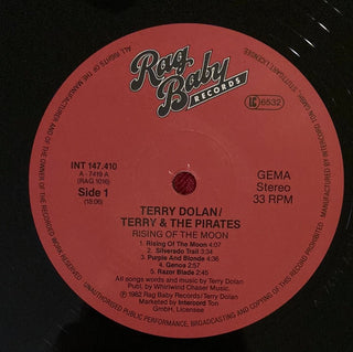 Terry Dolan - Terry & The Pirates - Rising of the Moon LP mit Beiblatt (VG+) - schallplattenparadis