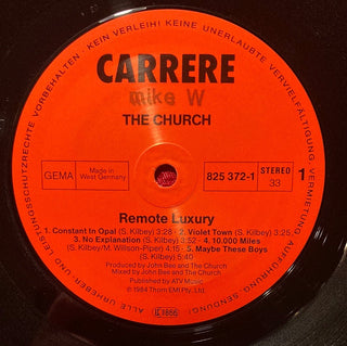 The Church ‎– Remote Luxury LP (NM) - schallplattenparadis