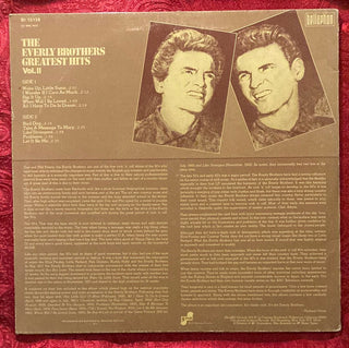 The Everly Brothers ‎– Greatest Hits Vol. II LP (VG+) - schallplattenparadis