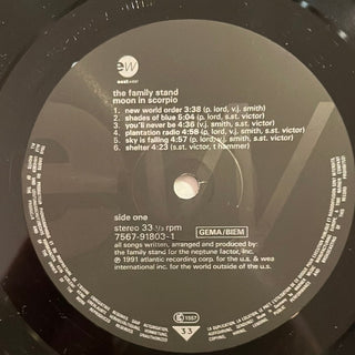 The Family Stand ‎– Moon In Scorpio LP mit OIS (VG) - schallplattenparadis