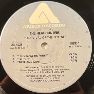 The Headhunters ‎– Survival Of The Fittest LP (VG+) - schallplattenparadis