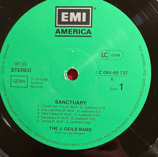 The J.Geils Band - Sanctuary LP mit OIS (VG) - schallplattenparadis