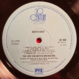 The Love Unlimited Orchestra - White Gold LP (VG) - schallplattenparadis