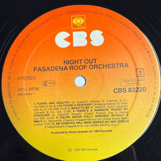 The Pasadena Roof Orchestra ‎– Night Out LP (NM) - schallplattenparadis