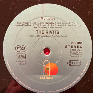 The Rivits ‎– Multiplay LP mit OIS (VG) - schallplattenparadis