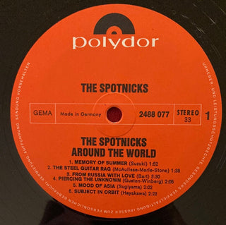 The Spotnicks - Around the World Doppel LP (VG) - schallplattenparadis