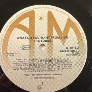 The Tubes ‎– What Do You Want From Live Doppel LP mit OIS (VG) - schallplattenparadis