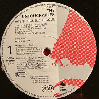 The Untouchables  – Agent Double 0 Soul LP (VG) - schallplattenparadis