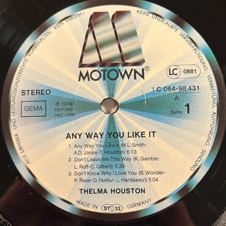 Thelma Houston ‎– Any Way You Like It LP (VG+) - schallplattenparadis