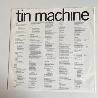 Tin Machine ‎– Tin Machine LP mit OIS (NM) - schallplattenparadis