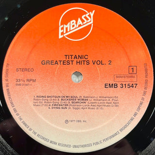 Titanic ‎– Greatest Hits Vol. 2 LP (VG+) - schallplattenparadis