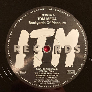 Tom Mega - Backyards of Pleasure LP (VG) - schallplattenparadis