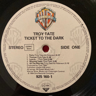 Troy Tate ‎– Ticket To The Dark LP mit OIS (NM) - schallplattenparadis