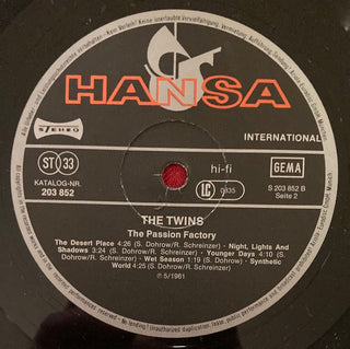 Twins - Passion Factory LP (VG) - schallplattenparadis