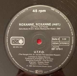 U.T.F.O. – The Full Story Of Roxanne Doppel Maxi-Single (VG+) - schallplattenparadis