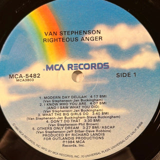 Van Stephenson ‎– Righteous Anger LP (NM) - schallplattenparadis