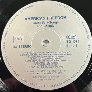 Various ‎– American Freedom - Great Folk-Songs And Ballads LP (NM) - schallplattenparadis